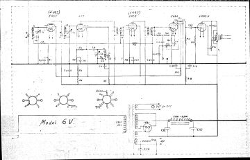 RadioCorp 6V schematic circuit diagram